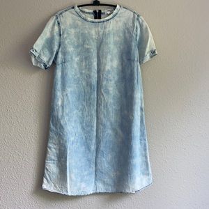 Acid wash dress